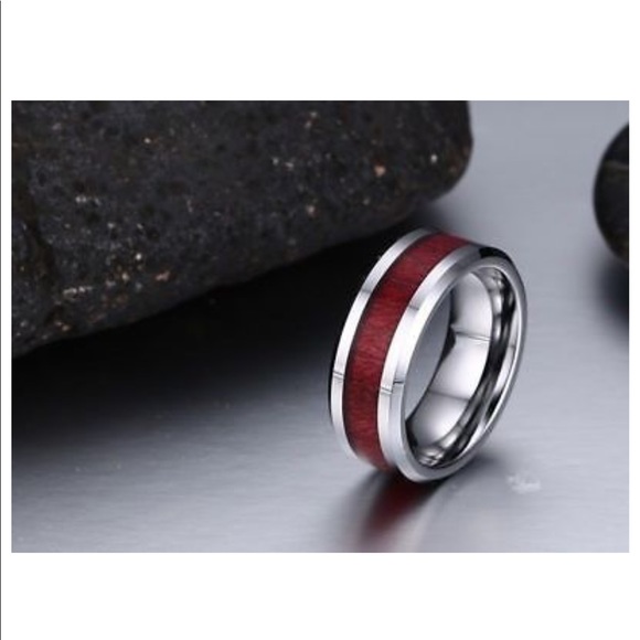 NWT Beautiful couples rings stainless steel - Picture 7 of 8